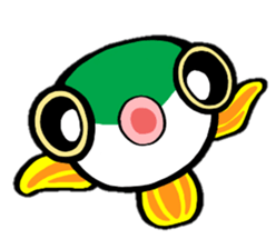 In the aquarium <Tetraodon boy> sticker #2500220