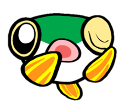 In the aquarium <Tetraodon boy> sticker #2500221