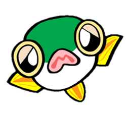 In the aquarium <Tetraodon boy> sticker #2500225