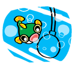 In the aquarium <Tetraodon boy> sticker #2500235