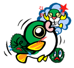 In the aquarium <Tetraodon boy> sticker #2500239