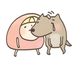 My Little Monster,Your Big Wolf sticker #2500553