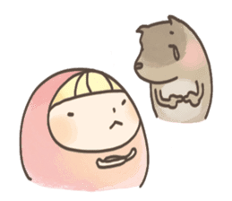 My Little Monster,Your Big Wolf sticker #2500555