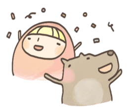 My Little Monster,Your Big Wolf sticker #2500560