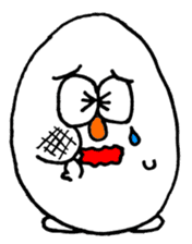 Strange chick and egg sticker #2502675