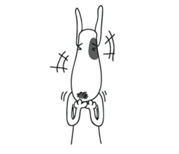 Moji Dog - Happy BullTerrier Dog Sticker sticker #2502890