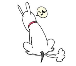 Moji Dog - Happy BullTerrier Dog Sticker sticker #2502922