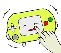 Portable game console sticker #2503026