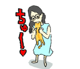 KYAN is a cat of share house. sticker #2503157