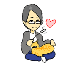 KYAN is a cat of share house. sticker #2503160