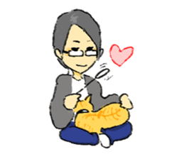 KYAN is a cat of share house. sticker #2503160