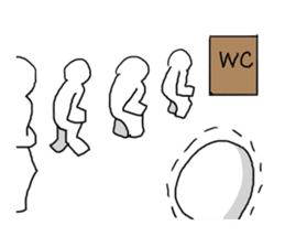 I'm going to the toilet sticker #2503438