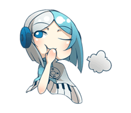 Music Girl sticker #2503647