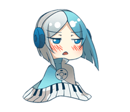 Music Girl sticker #2503650