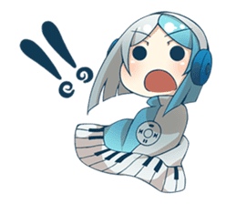 Music Girl sticker #2503652