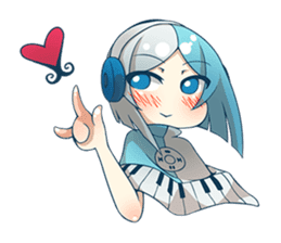 Music Girl sticker #2503653