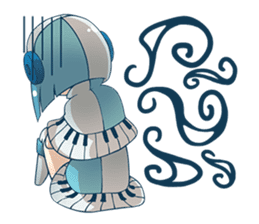 Music Girl sticker #2503655