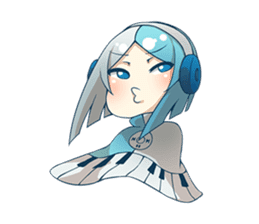Music Girl sticker #2503657