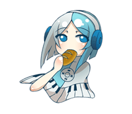 Music Girl sticker #2503659