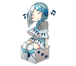 Music Girl sticker #2503661