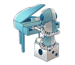 Music Girl sticker #2503666