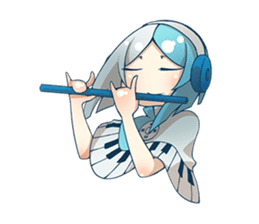Music Girl sticker #2503667