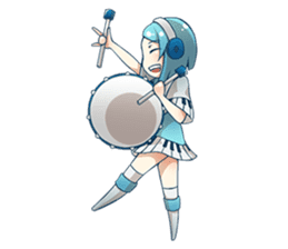 Music Girl sticker #2503670
