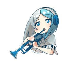 Music Girl sticker #2503672