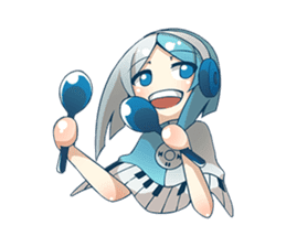 Music Girl sticker #2503673