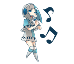 Music Girl sticker #2503674