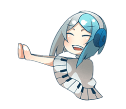 Music Girl sticker #2503675