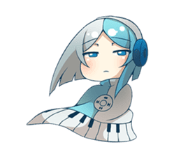Music Girl sticker #2503677