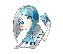Music Girl sticker #2503681