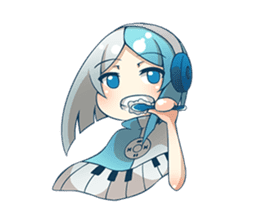 Music Girl sticker #2503682