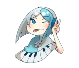 Music Girl sticker #2503683