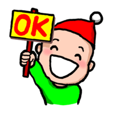 Dwarf of a red hat sticker #2504535