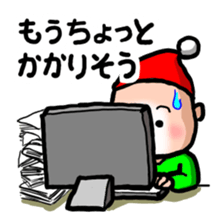 Dwarf of a red hat sticker #2504539