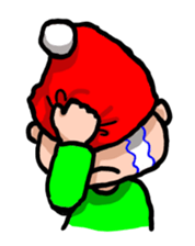 Dwarf of a red hat sticker #2504554