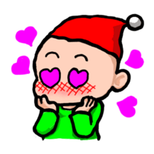 Dwarf of a red hat sticker #2504564