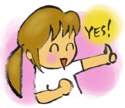 With a sweet smile sticker #2504649