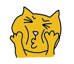 Lazy Cat Neko sticker #2505977