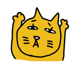 Lazy Cat Neko sticker #2505979