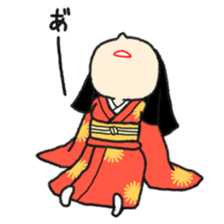 Okiku's Japanese doll sticker #2506176