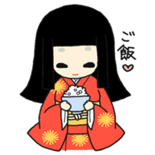 Okiku's Japanese doll sticker #2506185