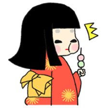 Okiku's Japanese doll sticker #2506187