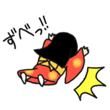 Okiku's Japanese doll sticker #2506191