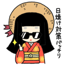 Okiku's Japanese doll sticker #2506193