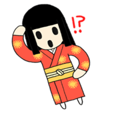 Okiku's Japanese doll sticker #2506203