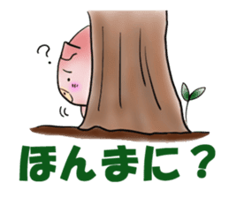 Puko of piglets Kansai dialect sticker #2506475