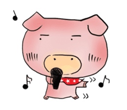 Puko of piglets Kansai dialect sticker #2506481
